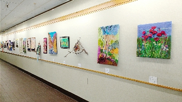 Springfield City Hall Gallery, right end of wall
